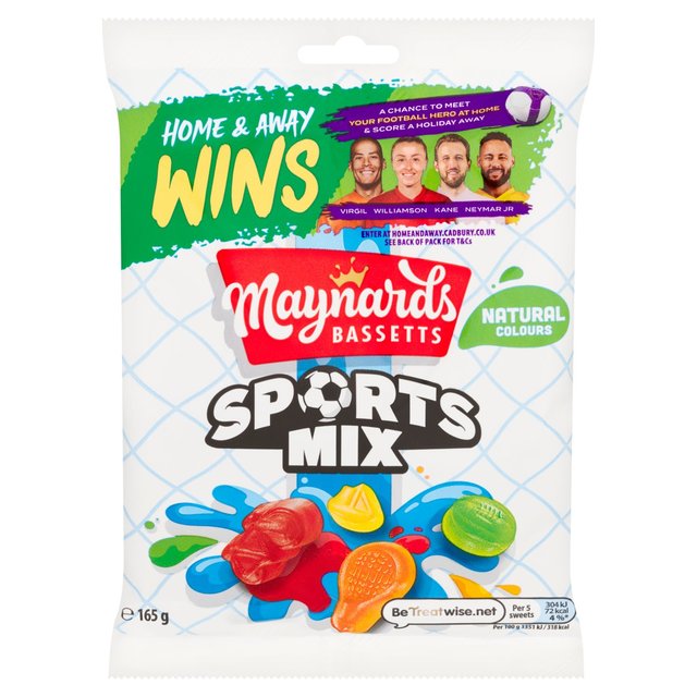 Maynards Bassetts Sports Mix Sweets Bag   165g