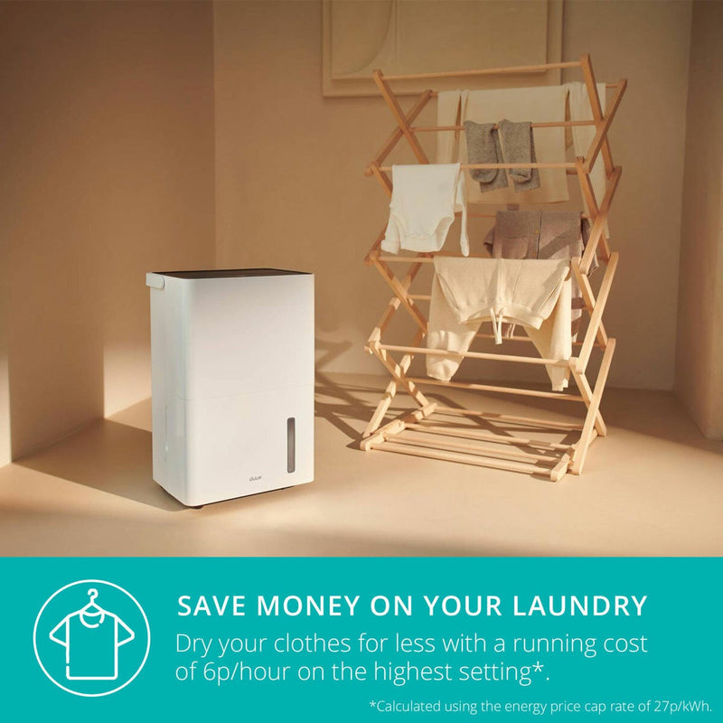 Duux Bora smart dehumidifier 20L, imported from the UK