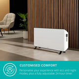 Duux Edge smart convector heater 1000W, imported from the UK