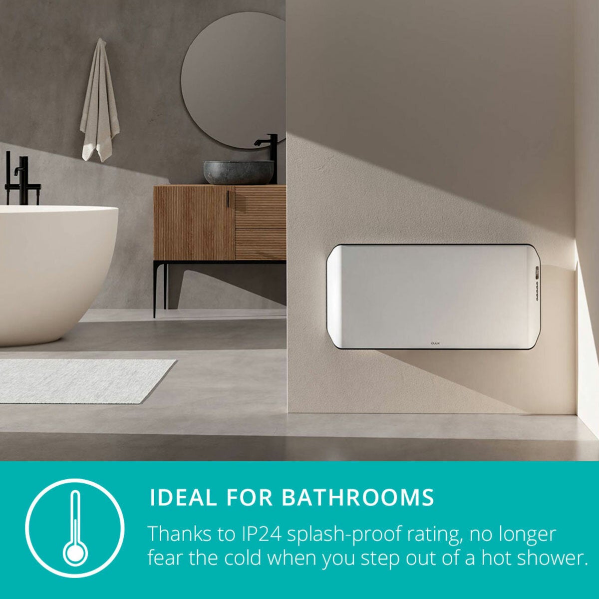 Duux Edge smart convector heater 1000W, imported from the UK