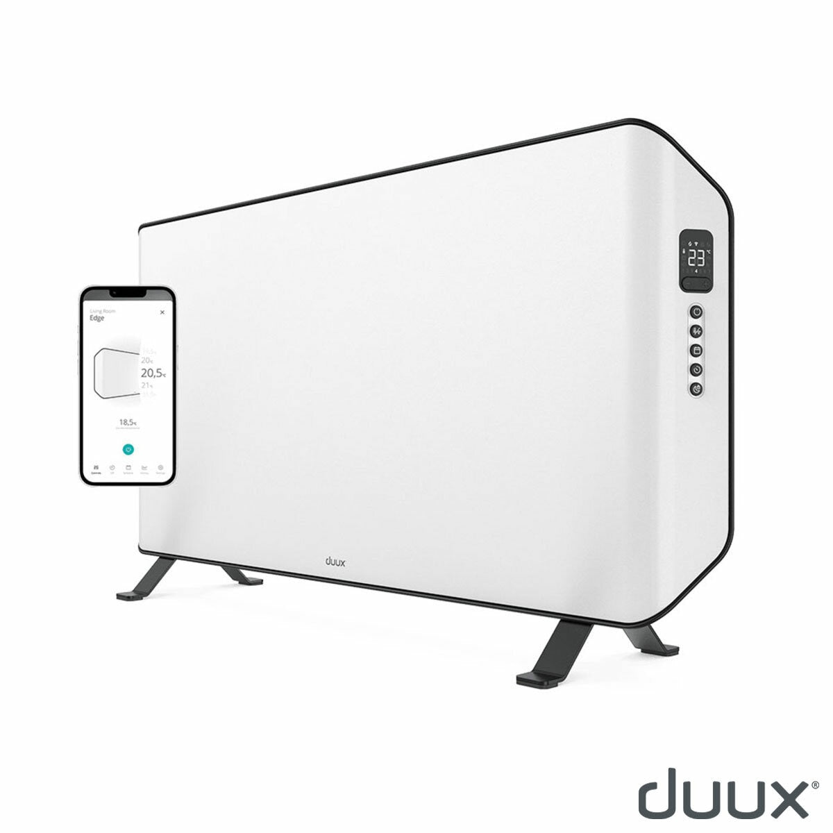 Duux Edge smart convector heater 1000W, imported from the UK