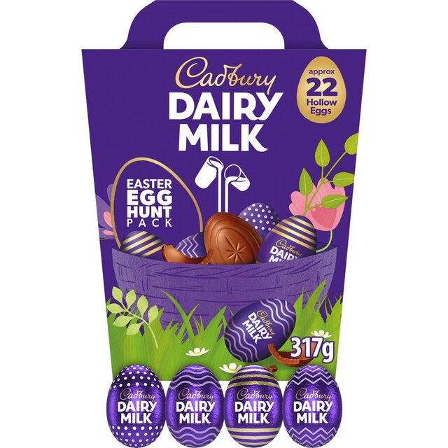 Cadbury Chocolate Easter Egg Hunt Large   317g