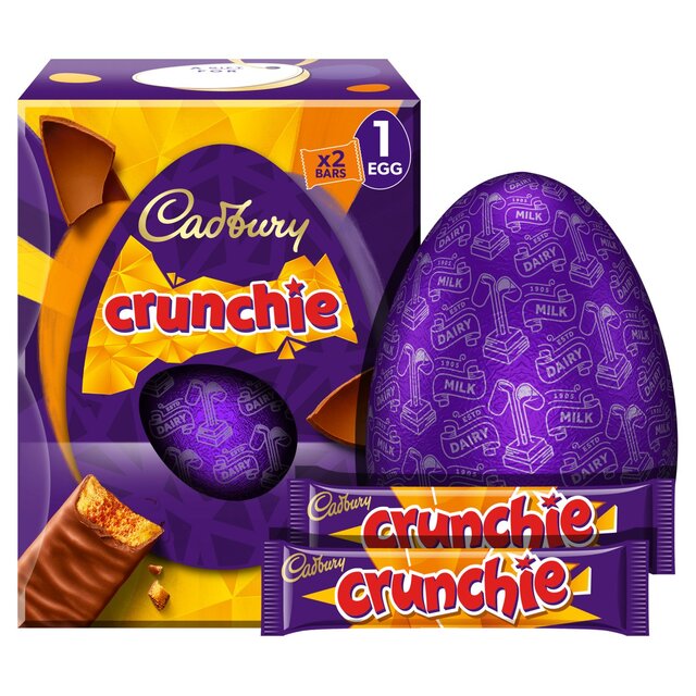 Cadbury Crunchie Chocolate Large Easter Egg   190g