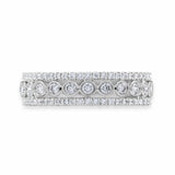 Diamond ring 0.60ctw round brilliant 18ct white gold, imported from the UK