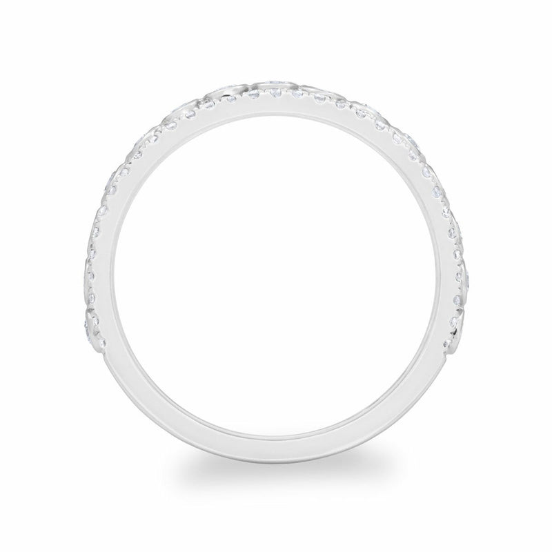 Diamond ring 0.60ctw round brilliant 18ct white gold, imported from the UK