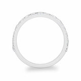 Diamond ring 0.60ctw round brilliant 18ct white gold, imported from the UK