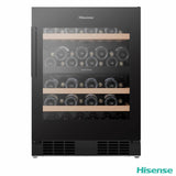 Hisense RW3N122GSLF 46 bottle wine cooler black - British product