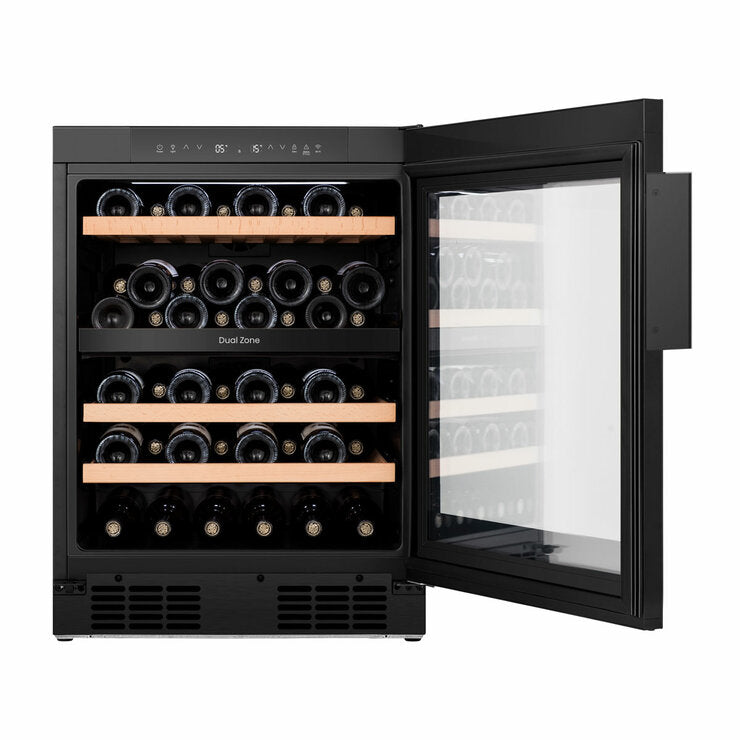 Hisense RW3N122GSLF 46 bottle wine cooler black - British product