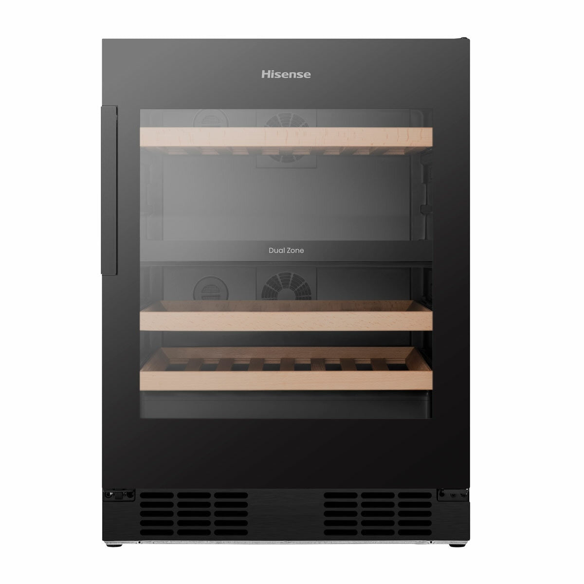Hisense RW3N122GSLF 46 bottle wine cooler black - British product
