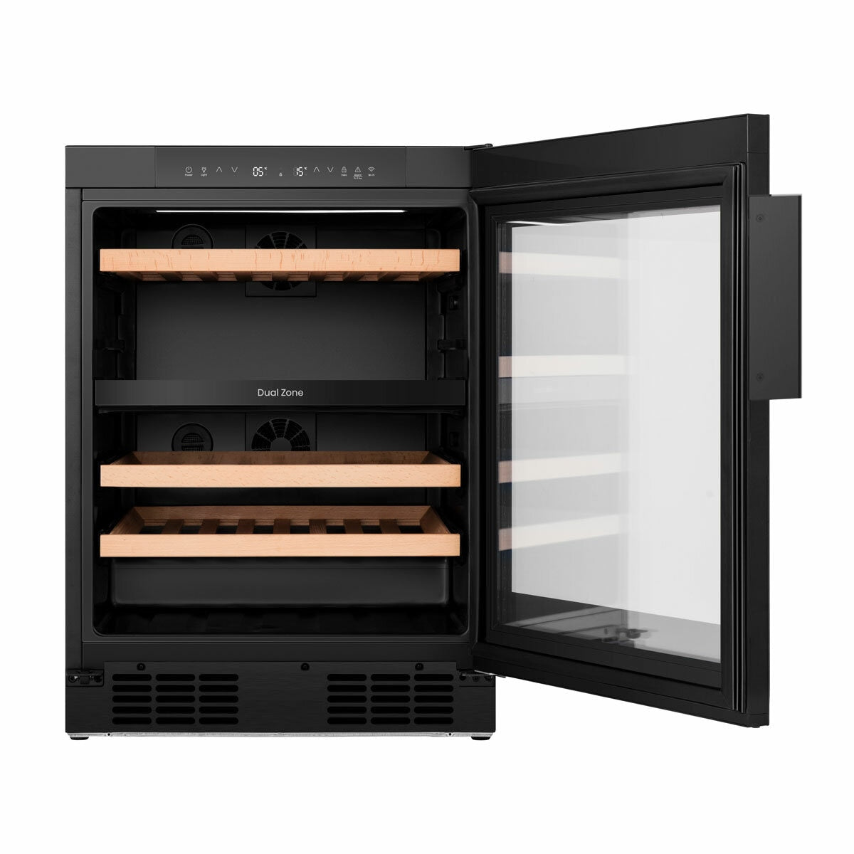 Hisense RW3N122GSLF 46 bottle wine cooler black - British product