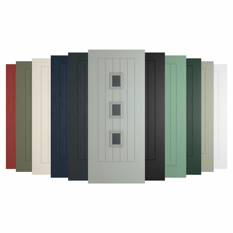 HomeFrame Rotterdam composite front door up to 1m - British product