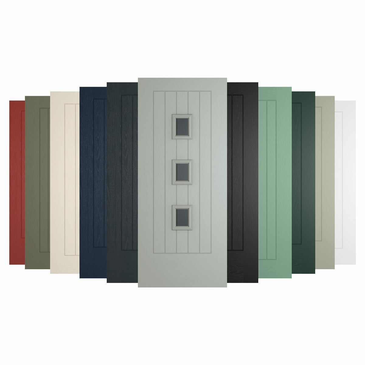 HomeFrame Rotterdam composite front door up to 1m - British product