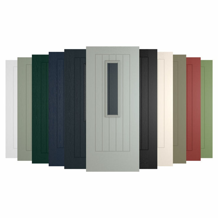 HomeFrame Milan 912 composite front door up to 1m (British brand)