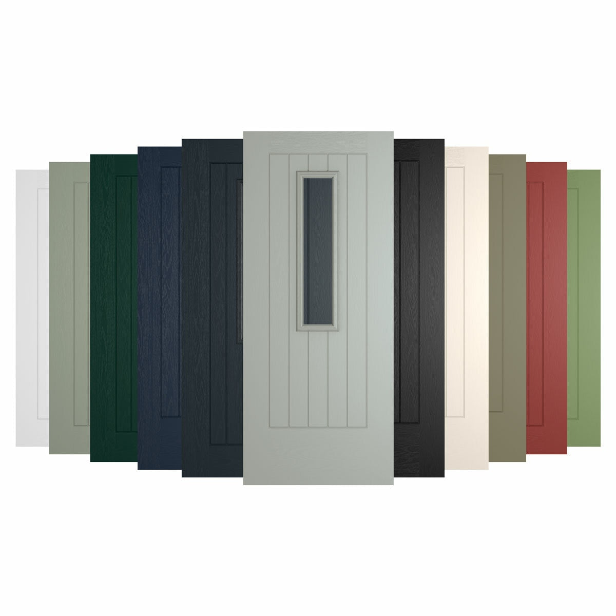 HomeFrame Milan 912 composite front door up to 1m (British brand)