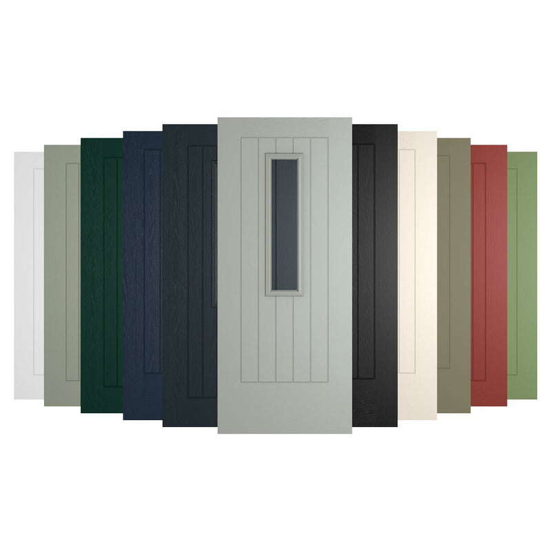 HomeFrame Milan 912 composite front door up to 1m (British brand)