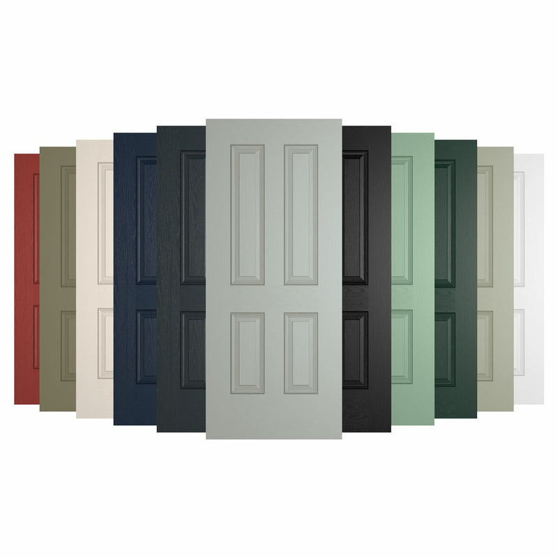 HomeFrame Rome composite front door, various colours - British product