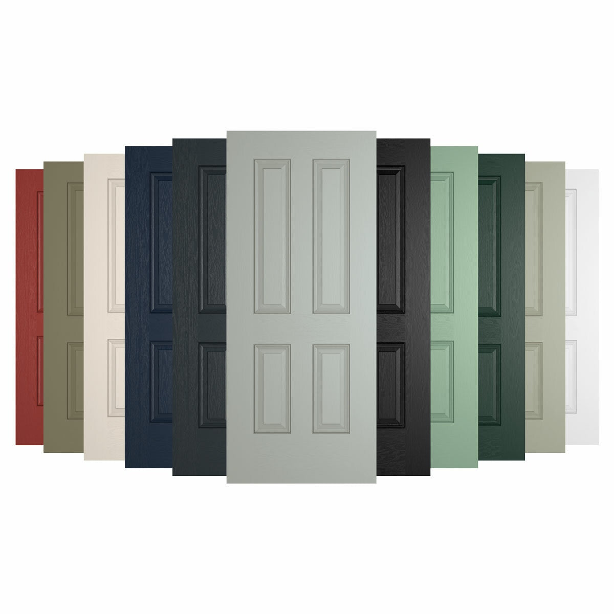 HomeFrame Rome composite front door, various colours - British product