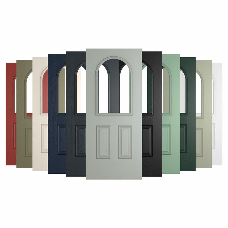 HomeFrame Madeira composite front door up to 1m wide, UK version