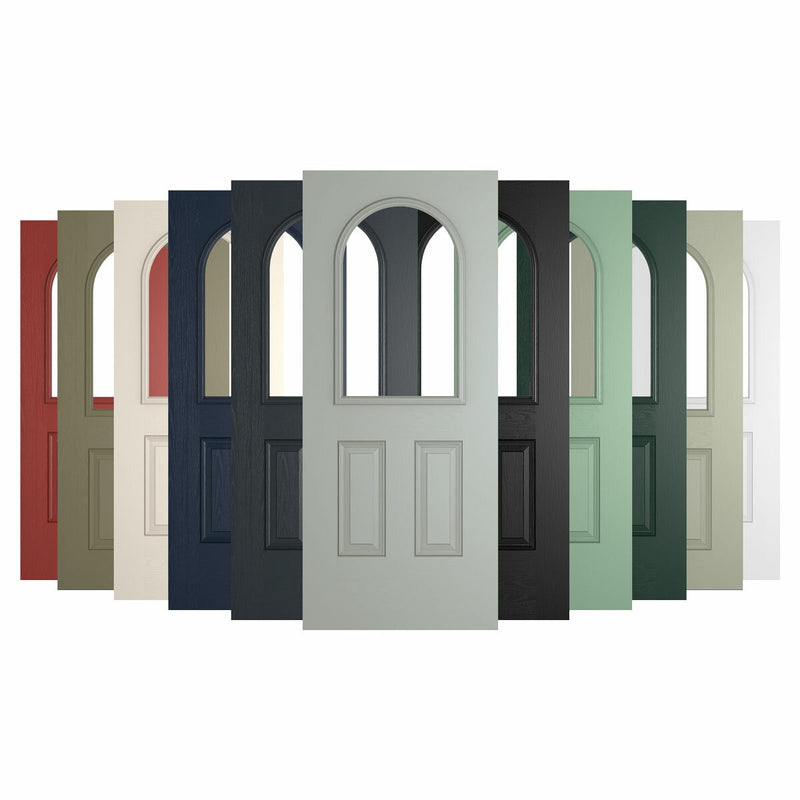 HomeFrame Madeira composite front door up to 1m wide, UK version