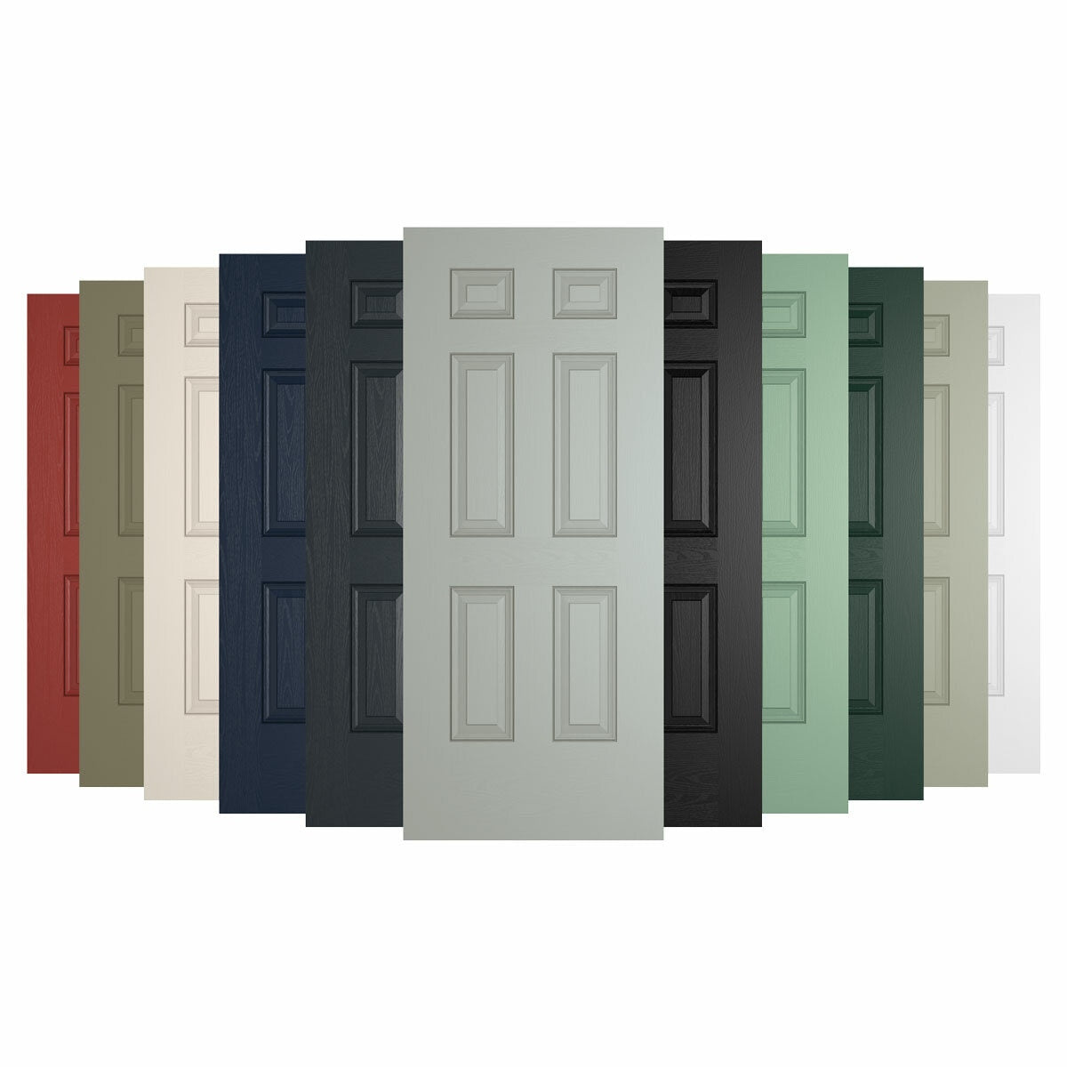 HomeFrame Athens composite front door up to 1m wide - British product