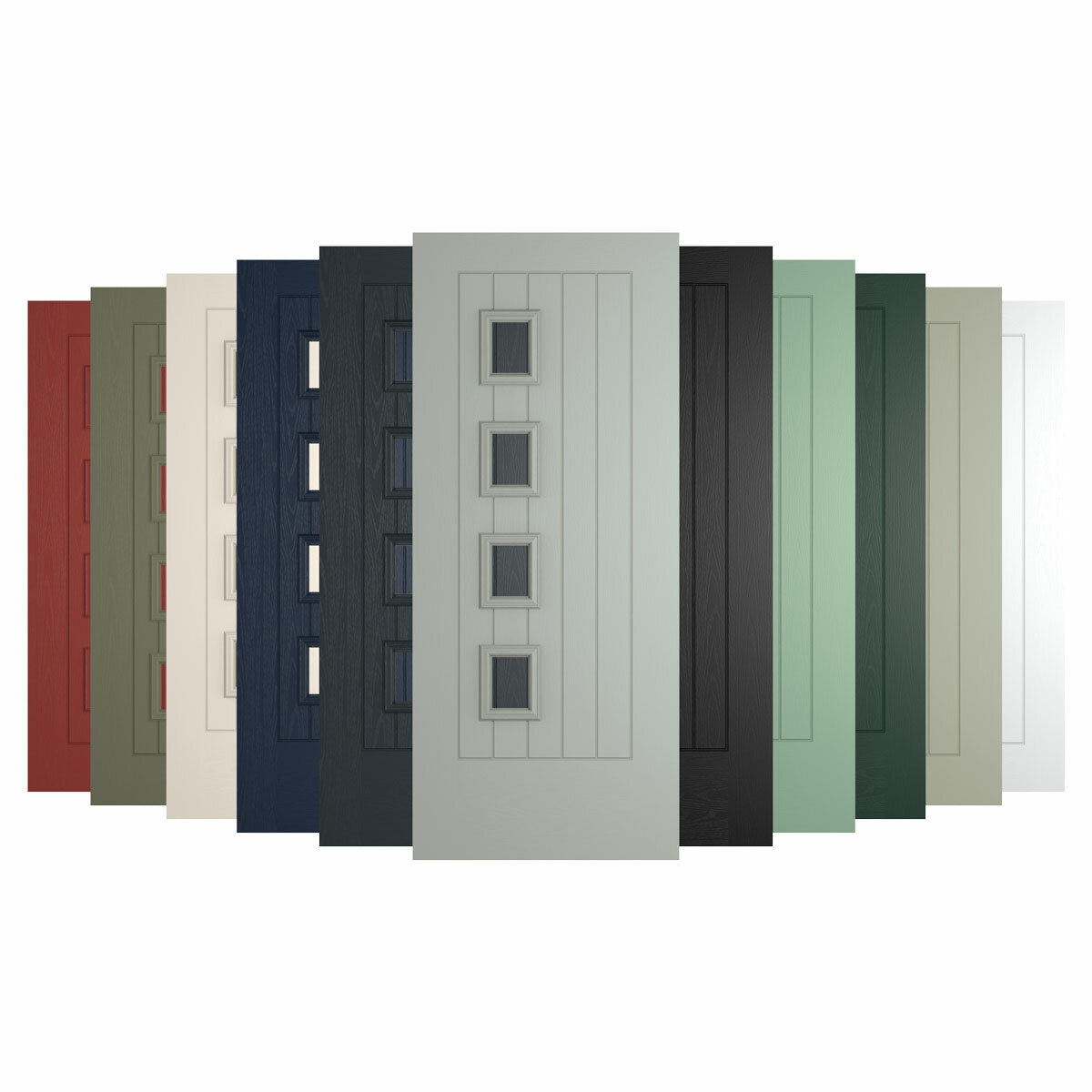 HomeFrame composite front door blue, imported from the UK