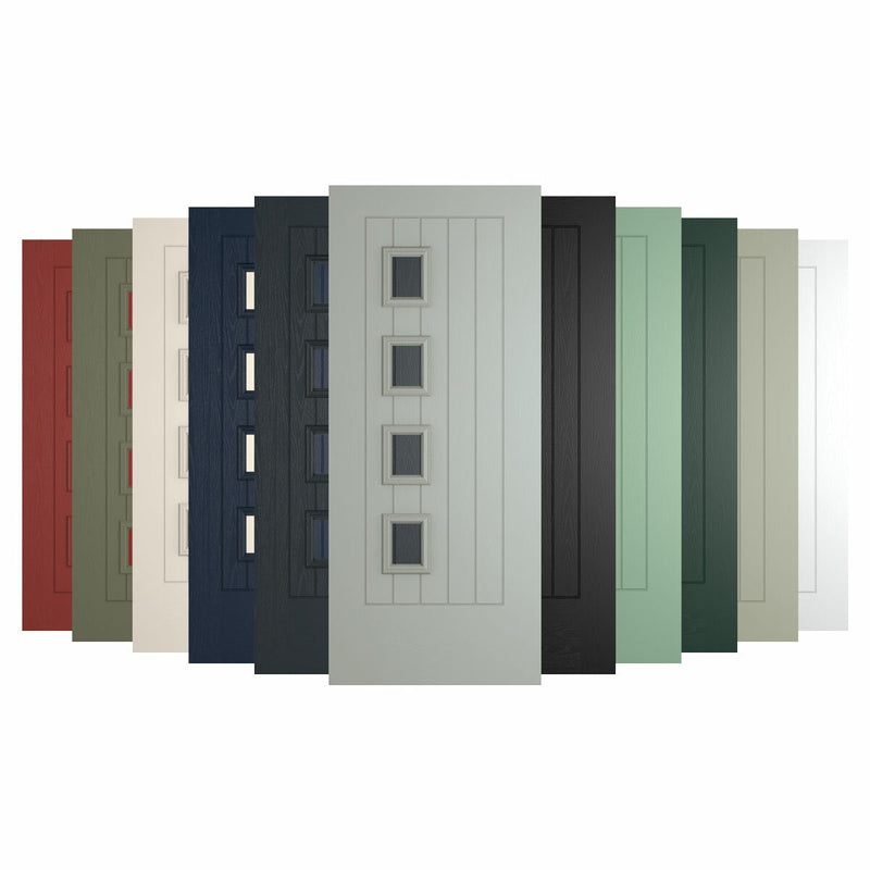 HomeFrame composite front door blue, imported from the UK