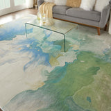 Nourison Prismatic Blue Seafoam rug 297x419 cm, UK version