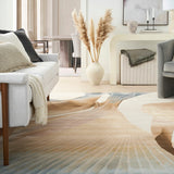 Nourison Prismatic Sand rug 259x351 cm - British product