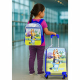 Kids travel set with hard-sided suitcase and backpack - British product