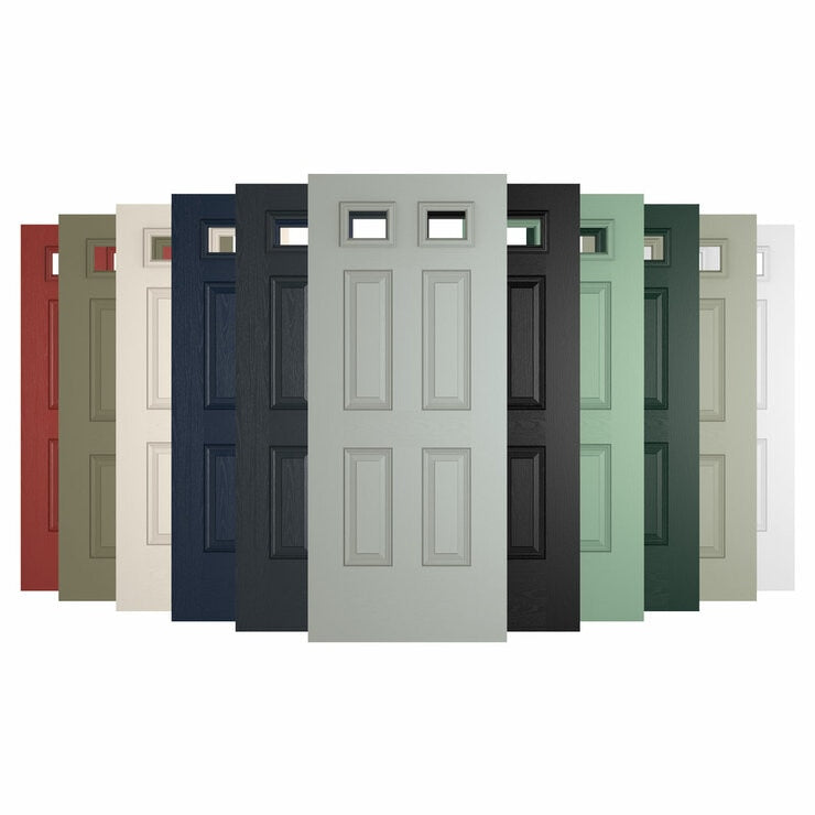 HomeFrame Athens 2 composite front door up to 1m wide, imported from the UK