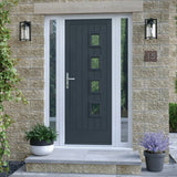 HomeFrame composite front door various colours (British brand)