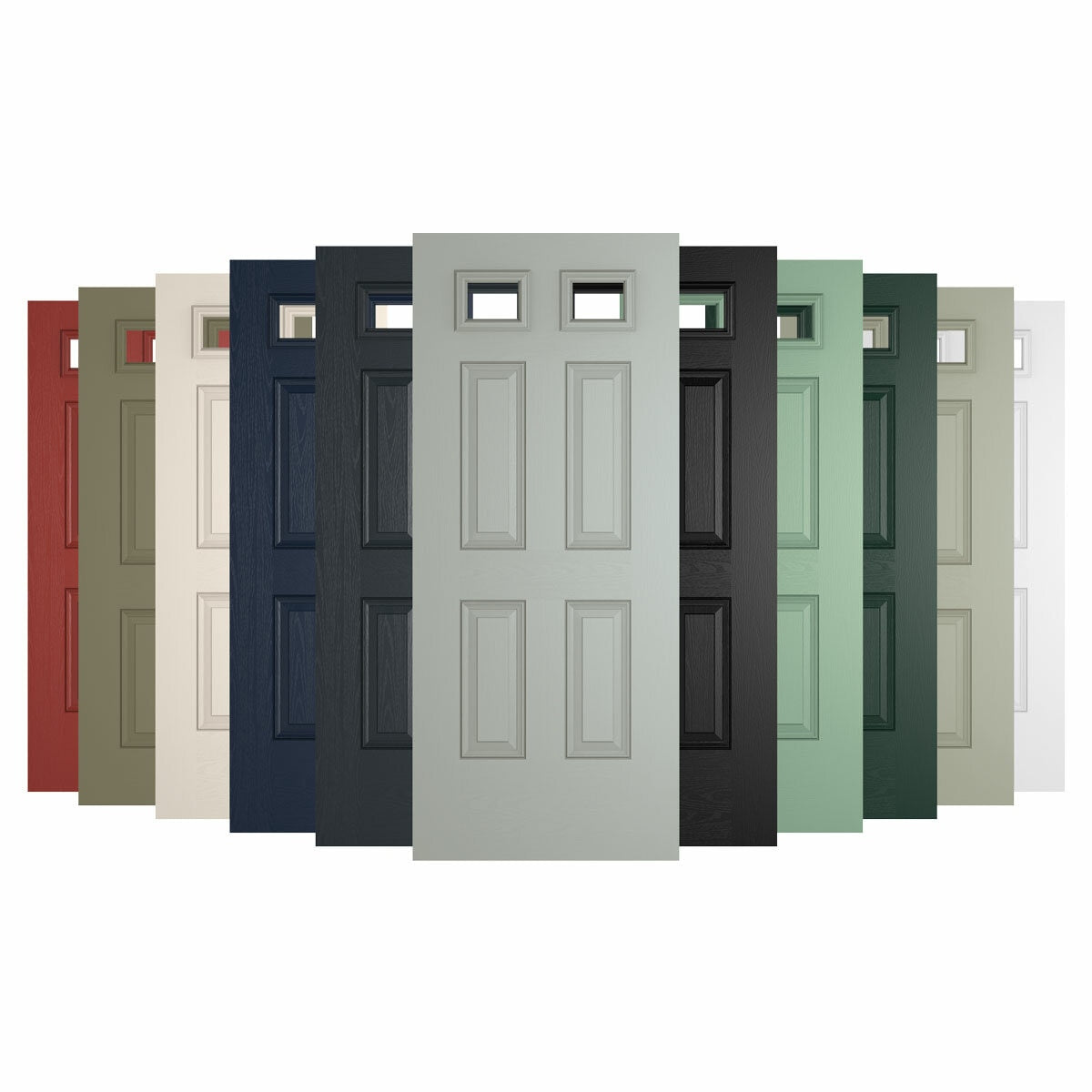 HomeFrame Athens 2 composite front door up to 1m wide, imported from the UK