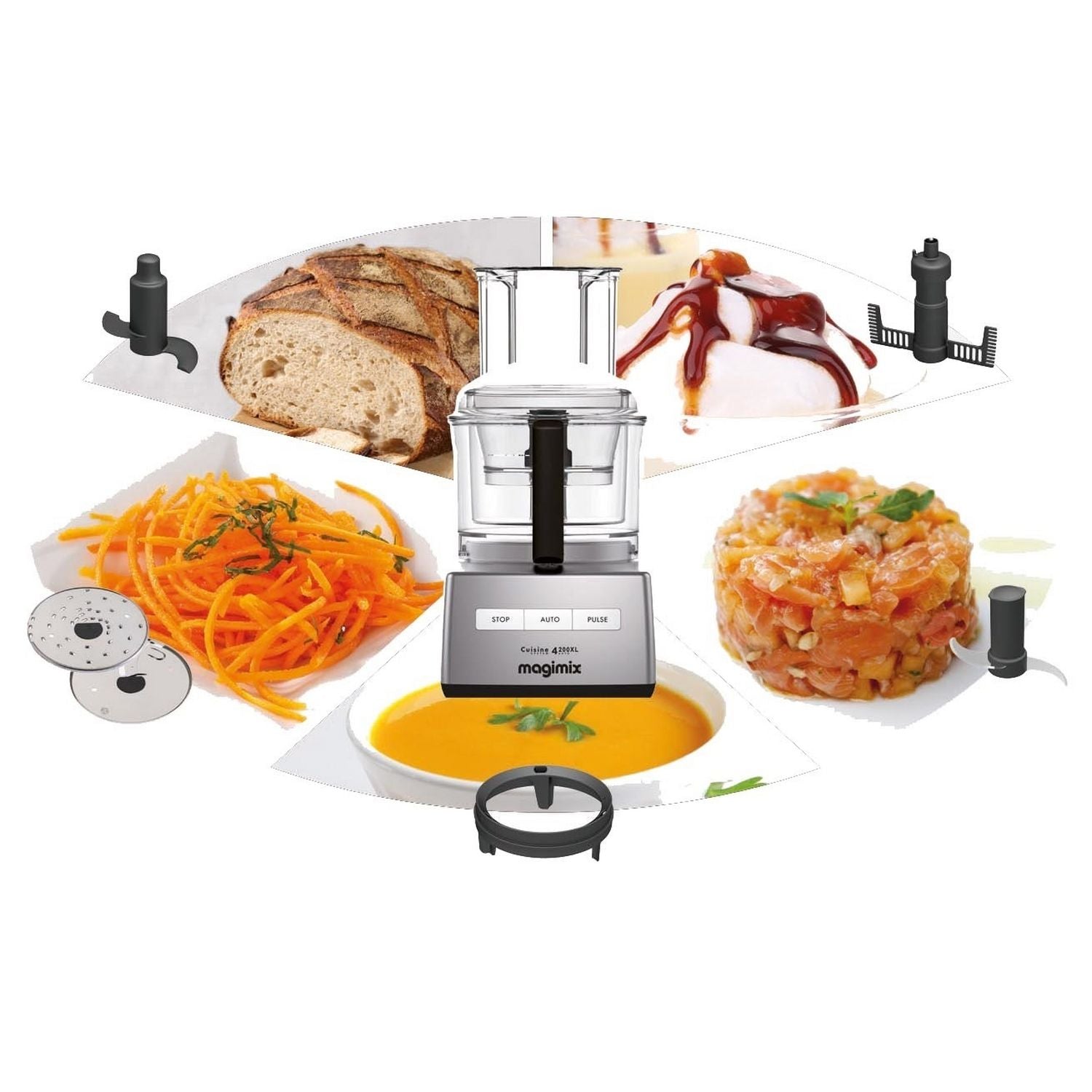 Magimix 4200XL Satin food processor 1.3L, imported from the UK