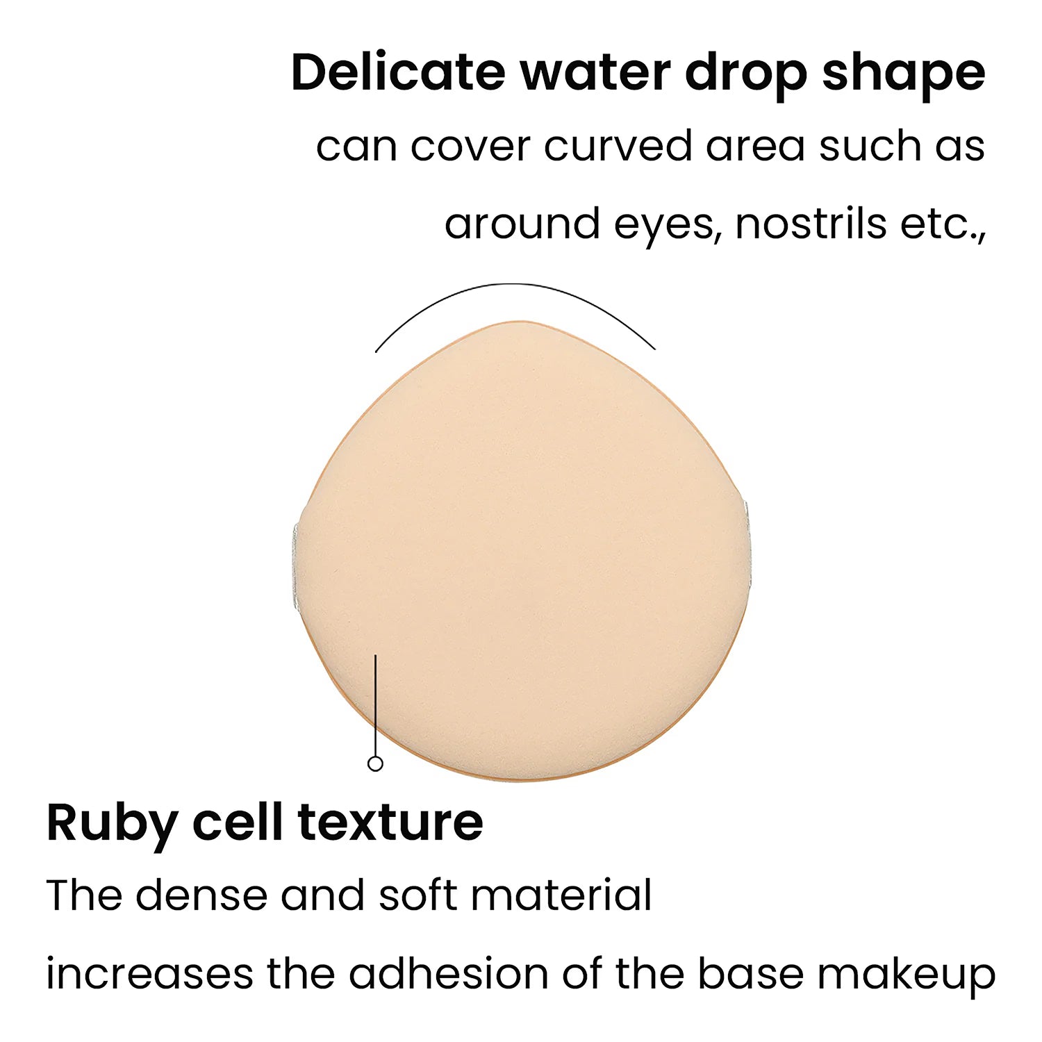 HEIMISH Artless Rubycell puff 5pcs, imported from the UK