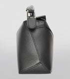 LOEWE mini Puzzle Edge top-handle bag in calfskin, imported from the UK