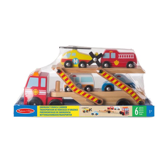 Melissa & Doug Emergency Vehicle Carrier Toys & Kid's Zone M&S   