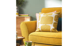 Habitat x Scion cushion mustard 43x43cm, imported from the UK