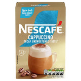 Nescafe Gold Decaff Cappuccino Unsweetened Instant Coffee 8 Sachets    8 per pack GOODS M&S   