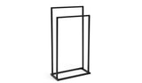Habitat 2-tier freestanding towel rail black - British product