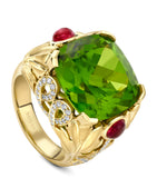 Boodles Palace Great Vine ring peridot garnets diamonds (British brand)