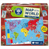Orchard Toys world map jigsaw puzzle 150 pieces, UK version