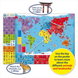 Orchard Toys world map jigsaw puzzle 150 pieces, UK version