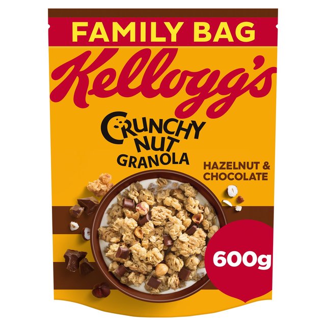 Kellogg's Crunchy Nut Hazelnut &amp; Chocolate Breakfast Granola    600g