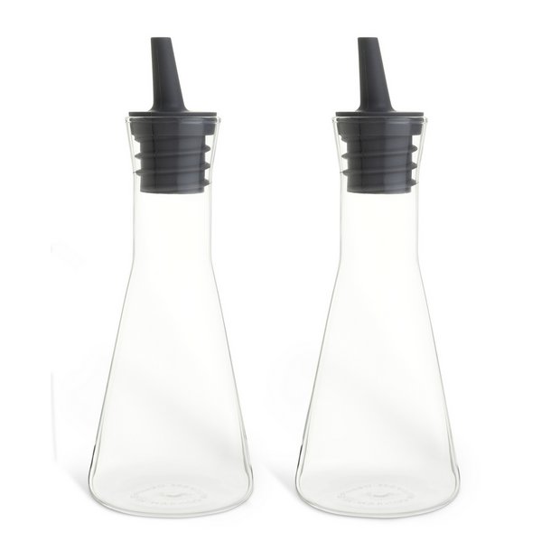 Sebastian Conran borosilicate oil and vinegar pourer set, UK version