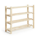 Argos Home 4 shelf shoe storage rack pine, imported from the UK