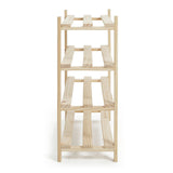 Argos Home 4 shelf shoe storage rack pine, imported from the UK