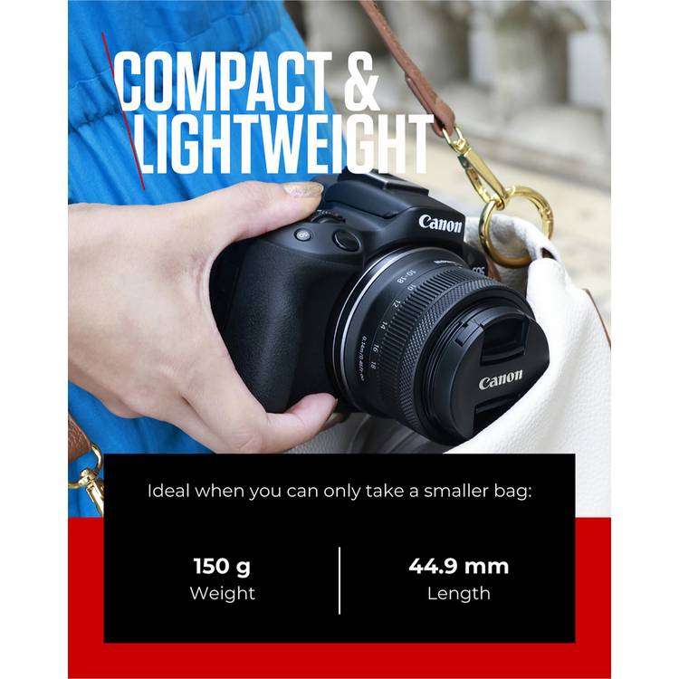 Canon RF-S 10-18mm f/4.5-6.3 IS STM zoom lens - British product