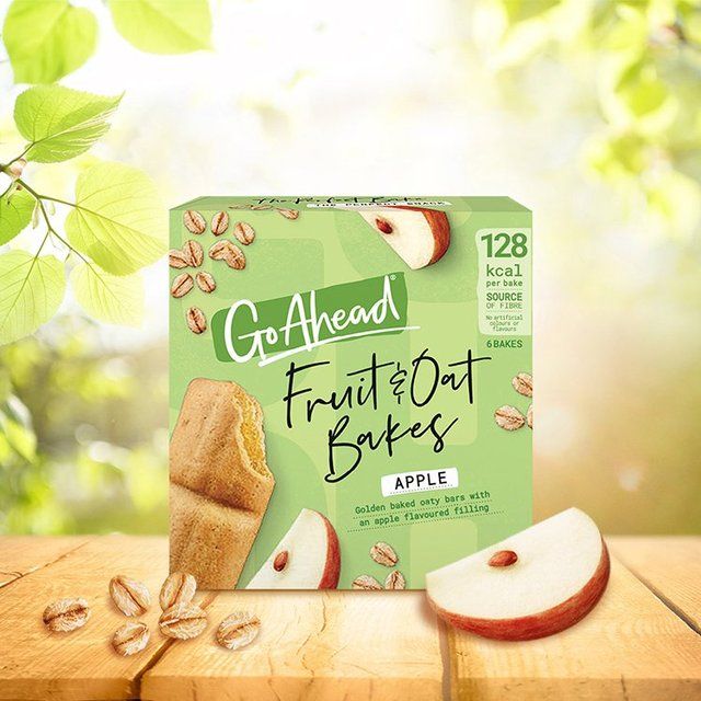 Go Ahead Apple Fruit & Oat Bakes Snack Bars Multipack   6 x 35g GOODS M&S   