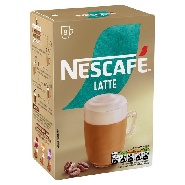 Nescafe Gold Latte Instant Coffee   6 x 144g GOODS M&S   