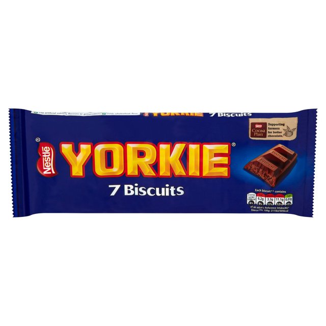 Yorkie Milk Chocolate Biscuit Bar   7 x 24.5g GOODS M&S   